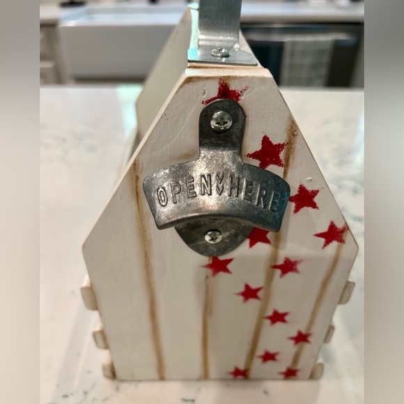 NEW Handcrafted Bottle Opener Wooden Box for Drinks - Picture 6 of 9